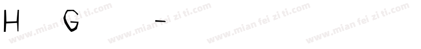 HwanGothic字体转换