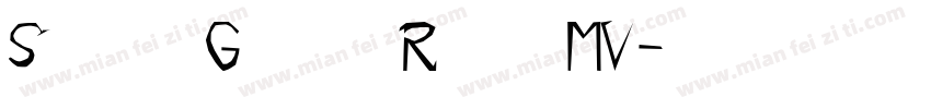 SolanoGothicRetroMV字体转换