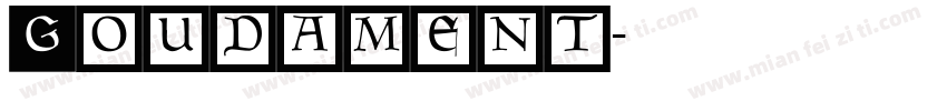 Goudament字体转换