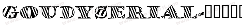 GoudySerial字体转换