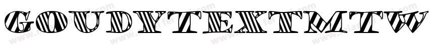 GoudyTextMTW05字体转换