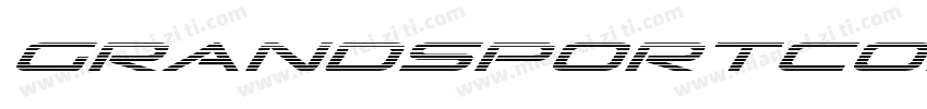 GrandSportCondensedItalic字体转换
