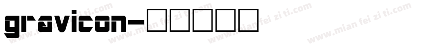 gravicon字体转换