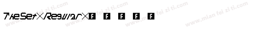TheSet-Regular字体转换