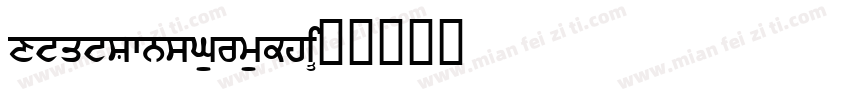 NotoSansGurmukhi字体转换