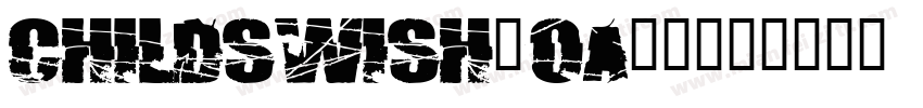 Childswish-oA74字体转换