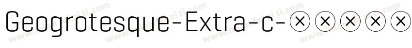 Geogrotesque-Extra-c字体转换
