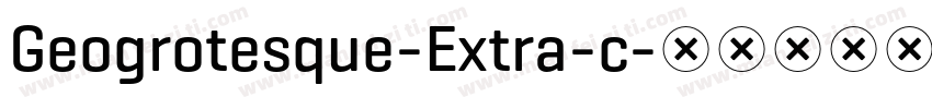 Geogrotesque-Extra-c字体转换