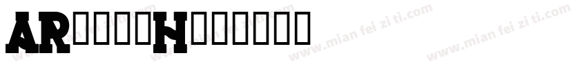 AR新藝体_H字体转换