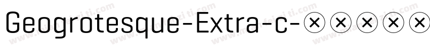 Geogrotesque-Extra-c字体转换