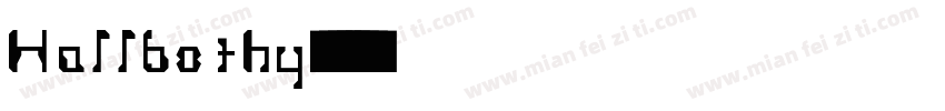 Hallbothy字体转换