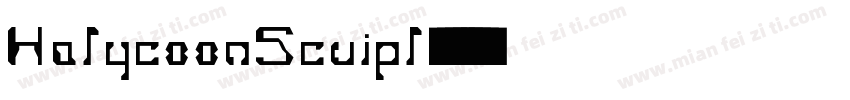 HalycoonScuipl字体转换
