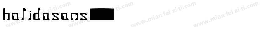 halidasans字体转换