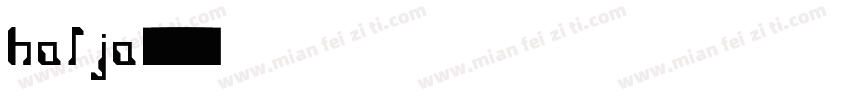 halja字体转换