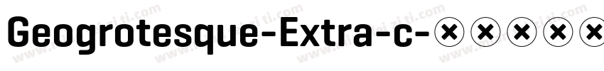 Geogrotesque-Extra-c字体转换