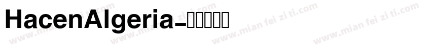 HacenAlgeria字体转换