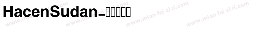 HacenSudan字体转换