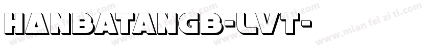 HANBatangB-LVT字体转换