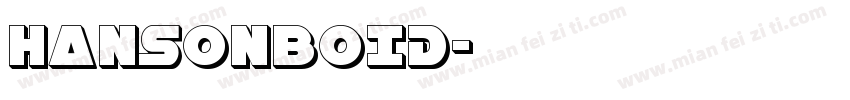 HANSONBOID字体转换