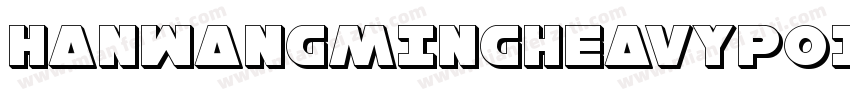 HANWANGMINGHEAVYPOIN1字体转换