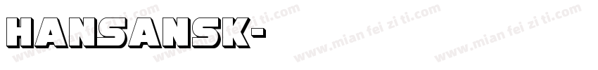 HanSansK字体转换