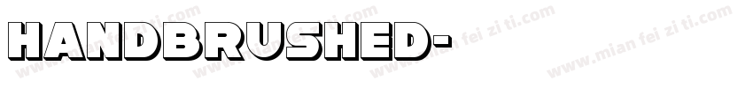 Handbrushed字体转换