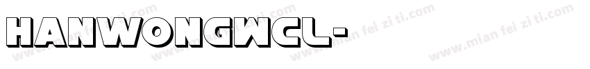 HanwongWCL字体转换