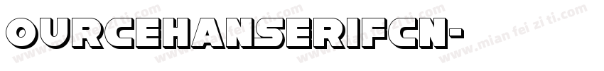 ourceHanSerifCN字体转换