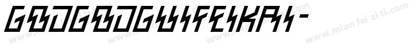 Godgodguifeikai字体转换