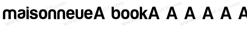 maisonneue-book字体转换