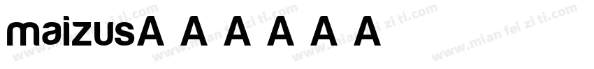 maizus字体转换