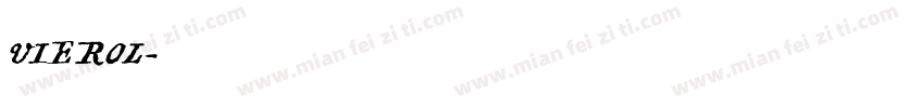 VIEROL字体转换