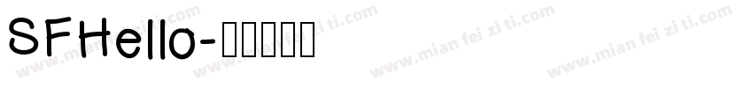 SFHello字体转换