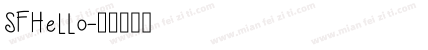 SFHello字体转换