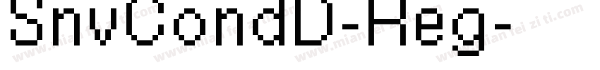 SnvCondD-Reg字体转换