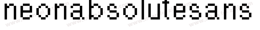 neonabsolutesans1Reg字体转换