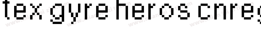tex_gyre_heros_cnreg字体转换