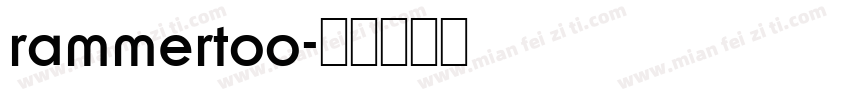 rammertoo字体转换