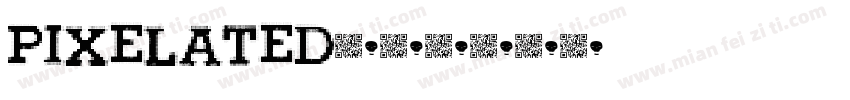 pixelated字体转换