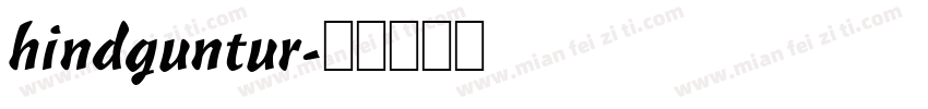 hindguntur字体转换