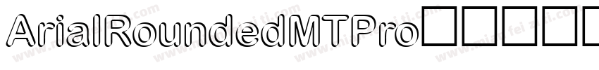 ArialRoundedMTPro字体转换