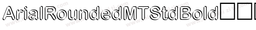 ArialRoundedMTStd-Bold字体转换