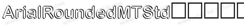 ArialRoundedMTStd字体转换