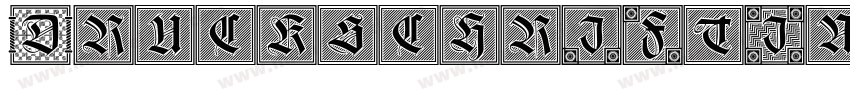 DruckschriftInitialen-RpyW字体转换