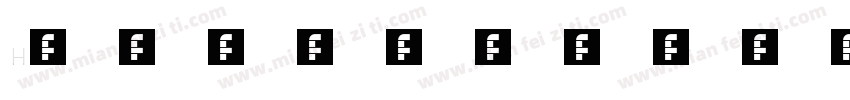 Horizontal字体转换