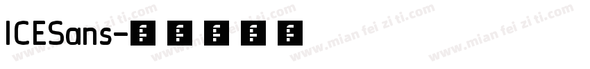ICESans字体转换