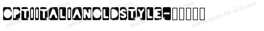 OPTIItalianOldstyle字体转换