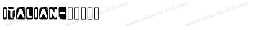 italian字体转换