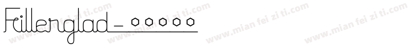 Fillerglad字体转换