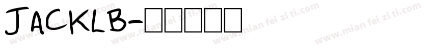 JACKLB字体转换